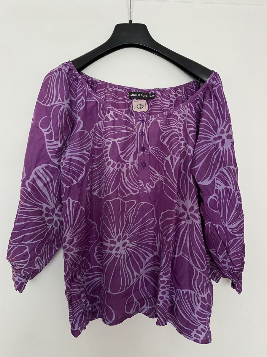 Antik Batik Camicette: Antik Batik Seidenbluse 36 XS – Usato da Uster venduto da muse70