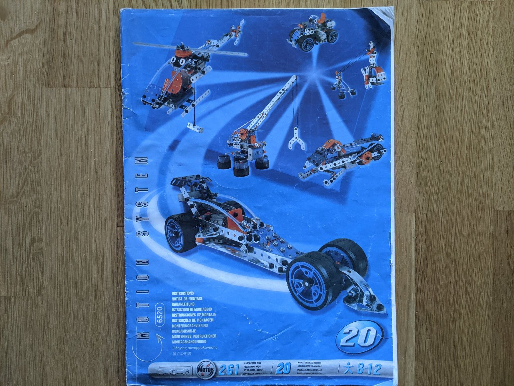 Meccano Kit di costruzioni: Meccano 6520, 20 montages différents – Usato da Villars-Burquin venduto da Julian_Roro