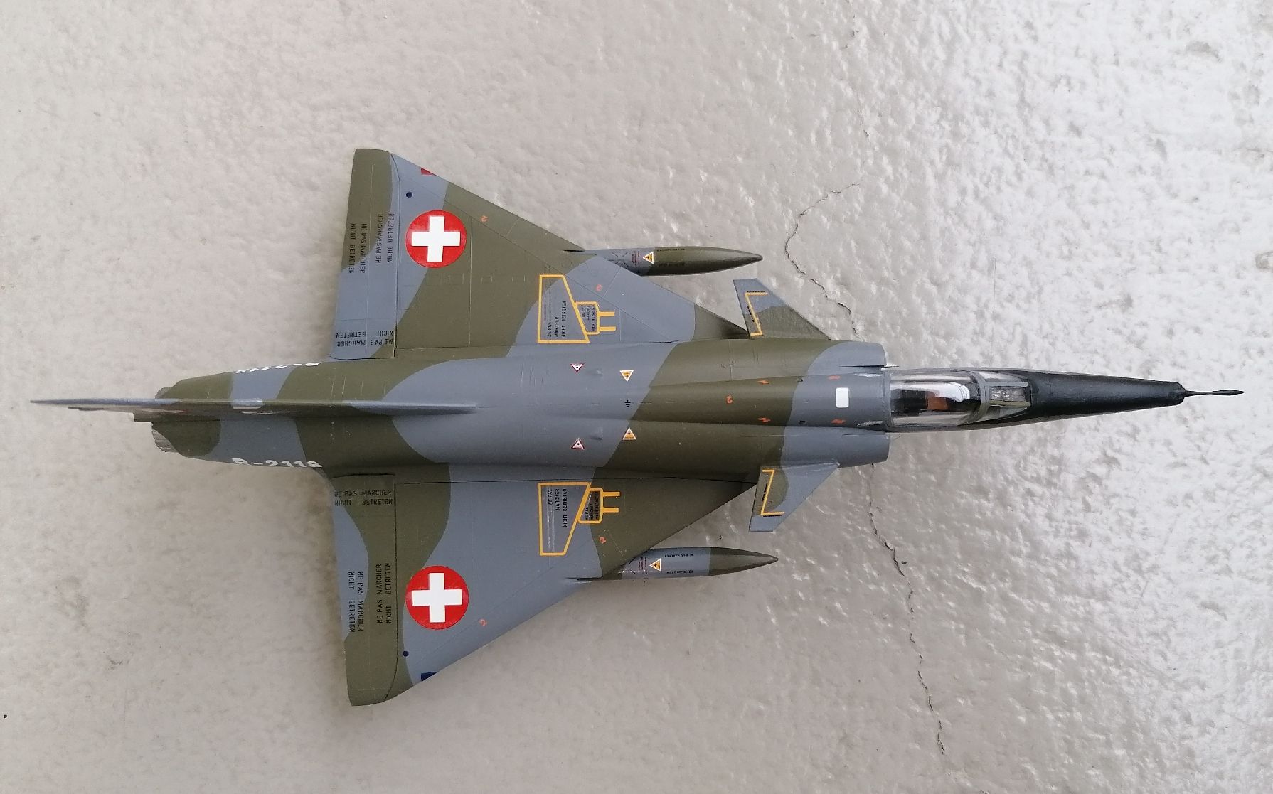 Schweizer Armee Kit di modellismo & Modellini statici: Mirage lllRS  Mata - hari – Nuovo e nell'imballaggio originale da Brunnen venduto da pepone08 8