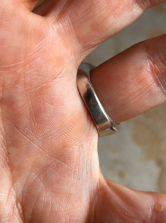 Anelli: Silberring Perlmut Pastell (gr.53) – Usato da Basel venduto da bellespirit 2