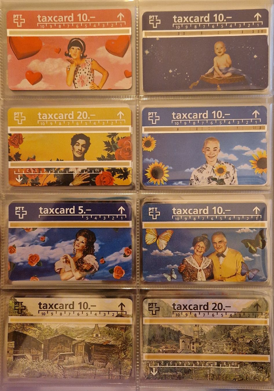 Album: Collection de 74 Taxcards – Nuovo e nell'imballaggio originale da Conthey venduto da babest70 4
