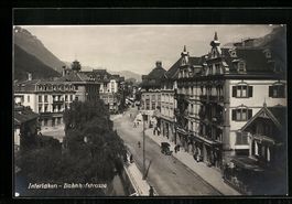 Interlaken, Bahnhofstrasse mit Umgebung