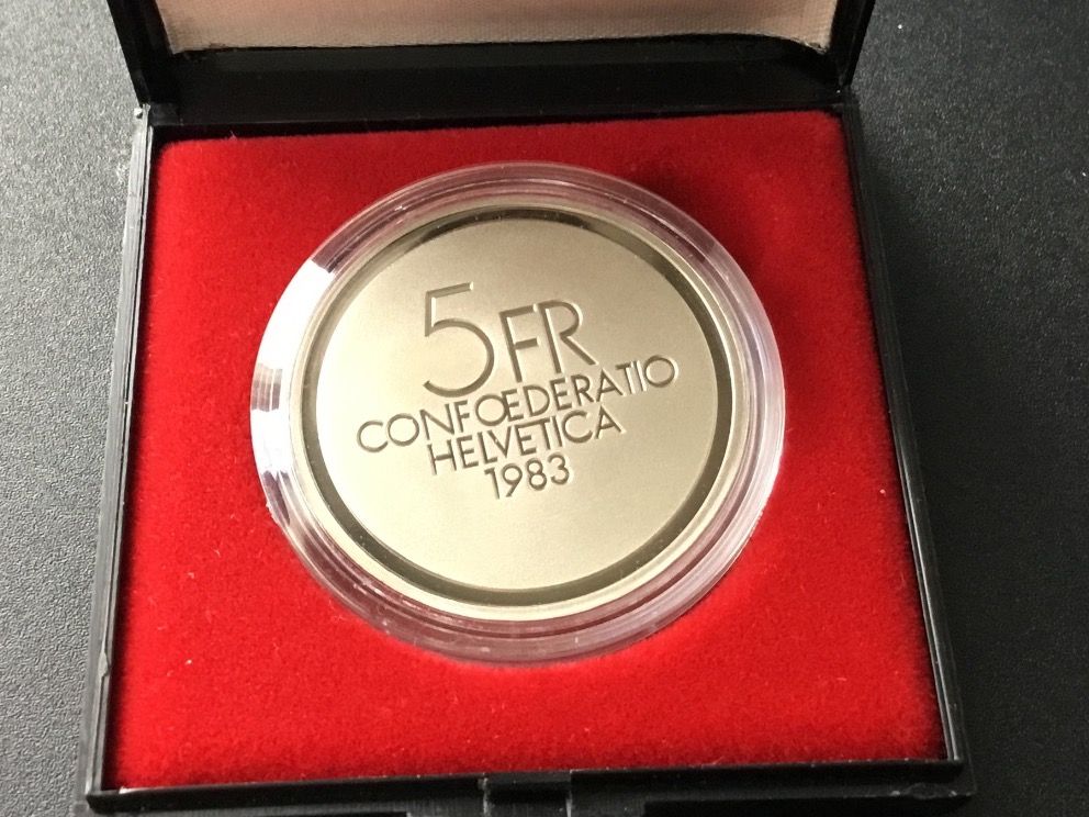 Alle Münzen: 5 Franken Ernst Ansermet 1983 PP – Neu und originalverpackt aus St. Margrethen SG von alfapeugeot10 2