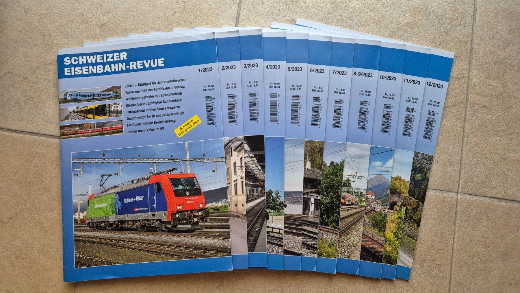 Revues & Magazines: Schweizer Eisenbahn-Revue 2023 – D'occasion à Brienz BE par Chutzli02
