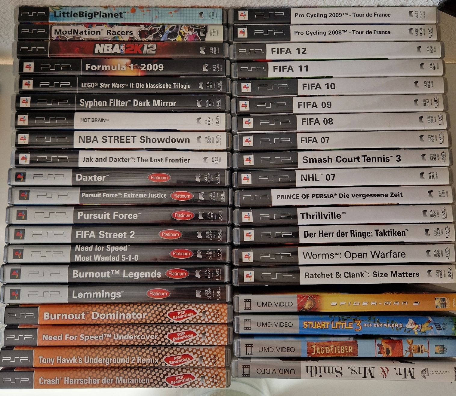 Giochi: 38 PSP Spiele – Usato da Thun venduto da LEIAGN