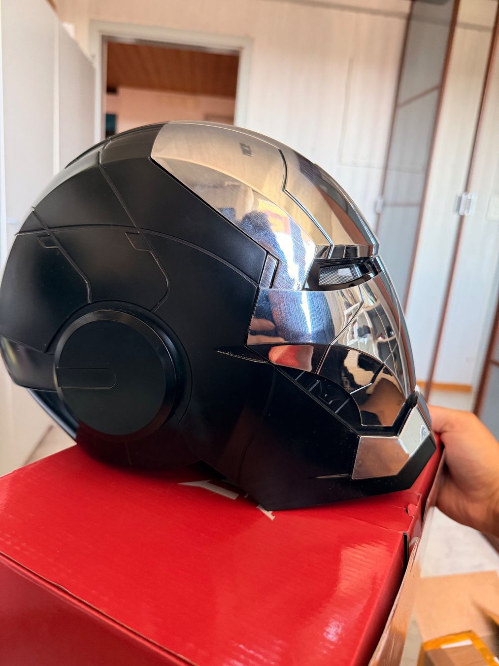 Caschi & visiere: Iron Man War Machine 1:1 Grösse Helm mit Sprachsteuerung – Nuovo (secondo la descrizione) da Lohn-Ammannsegg venduto da JarvisSystem2.0 4