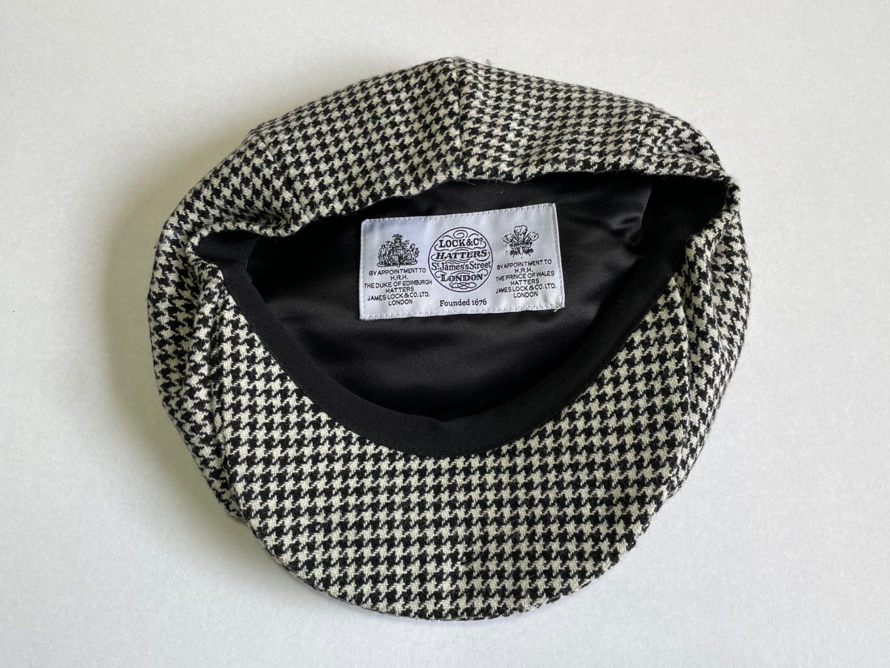 Copricapi, berretti & cappellini: Lock & Co Hatters Sandwich Houndstooth Bakerboy Gr 59 NEW – Nuovo (secondo la descrizione) da Zürich venduto da le_souk 4