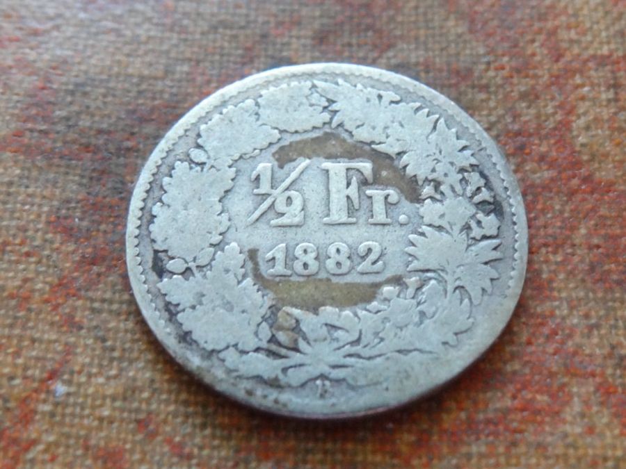 Toutes les monnaies: 1/2 Fr. 1882  (A) – D'occasion à Romanel-sur-Lausanne par Swift13