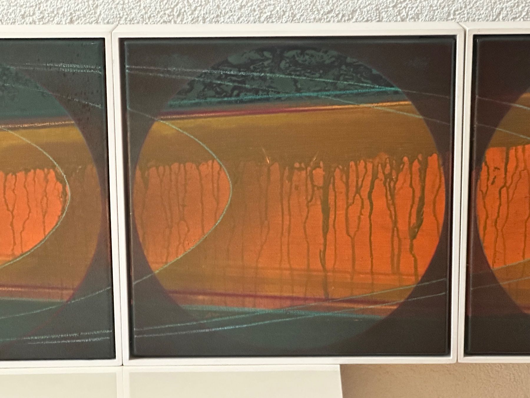 Dipinti: Vierteiliges Kunstwerk abstrakt – Usato da Bülach venduto da Jubet 3