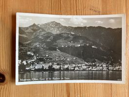 Montreux - Glion - Caux et les Rochers de Naye - AK 1936