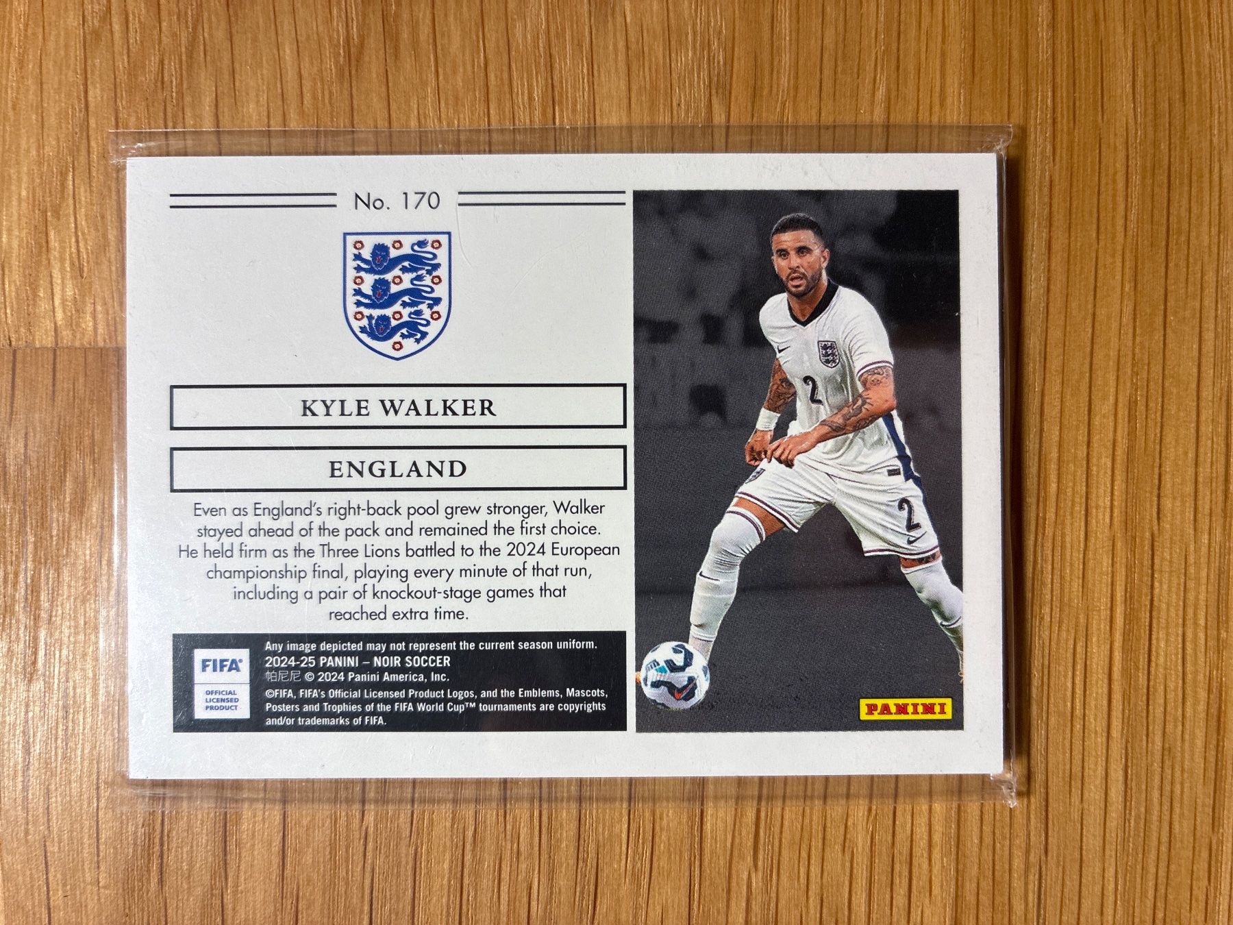 Topps Sammelbilder & Trading cards: Panini Noir Kyle Walker England /49 – Gebraucht aus Wangenried von Garagara 1