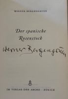 Autogramm, Werner Bergengruen, dt. Schriftsteller