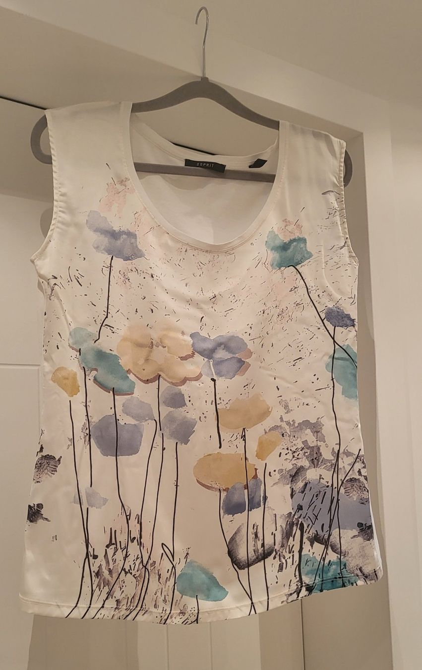 Esprit Camicette: Esprit Top, Sommerlich, Blumig, Gr. M – Usato da Büren NW venduto da Afuchs9 1