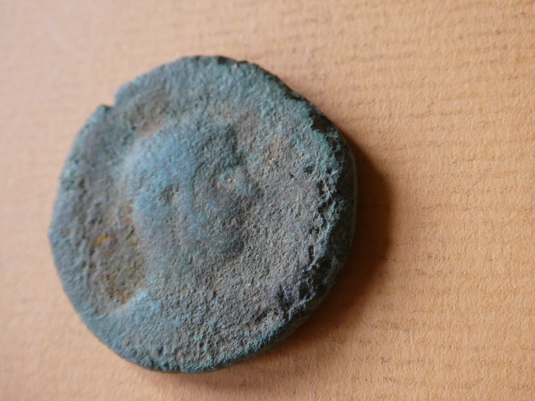 Tutti le monete: uralte grosse Bronzemünze  32 mm     21.28  g – Usato da Hinterforst venduto da Rohusri 1