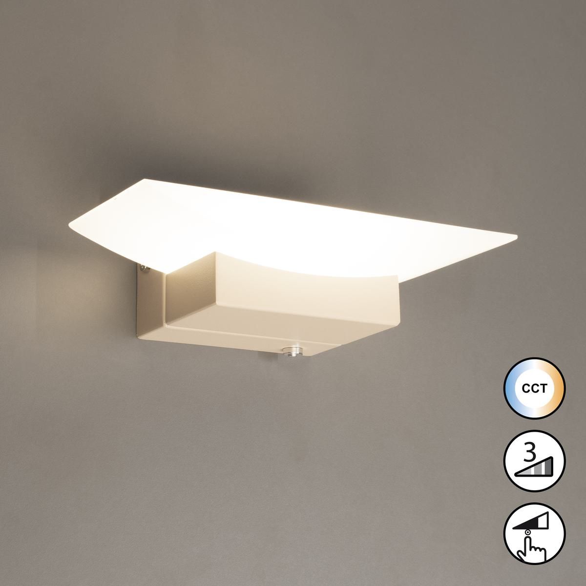 Lampade: LED Wandleuchte, Sand, CCT, 20cm x 7 cm – Nuovo (secondo la descrizione) da Kreuzlingen venduto da Smart-Light
