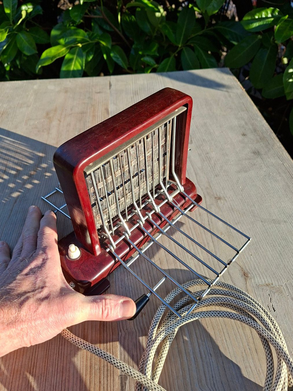 Elettrodomestici da cucina: cooler antiker Toaster CALMO von D.Kirchhoff Zürich Bakalit – Difettoso da Brunnenthal venduto da Strahler67 4