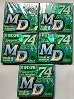 5 Minidisc Maxell MD 74 Neu / OVP