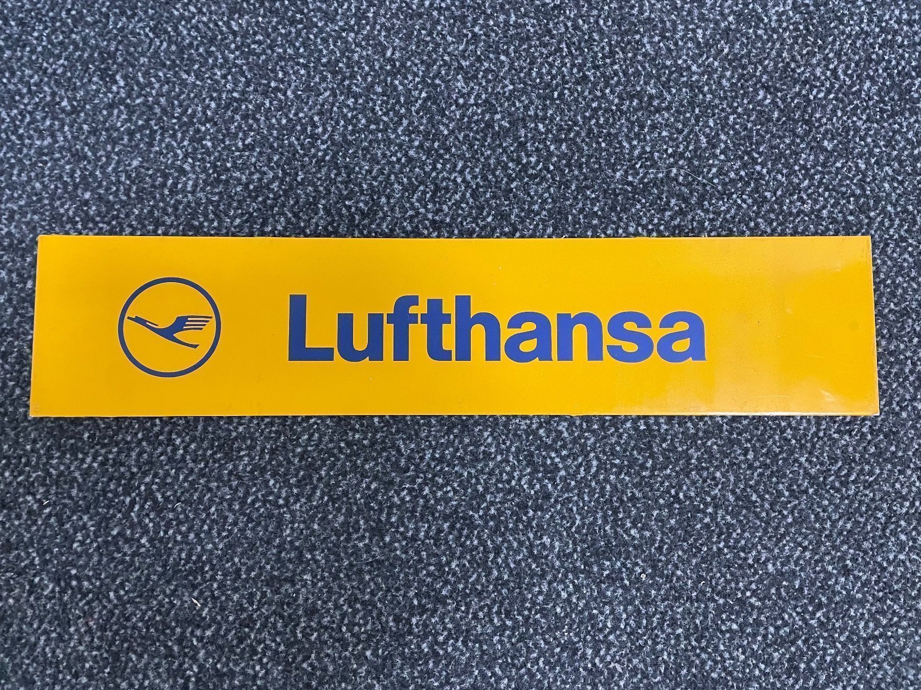 Lufthansa Insegne: Metallschild   LUFTHANSA – Usato da Effretikon venduto da Bianchina