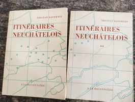 Itinéraires Neuchâtelois T.Davernis T1 et T2 complets 1960