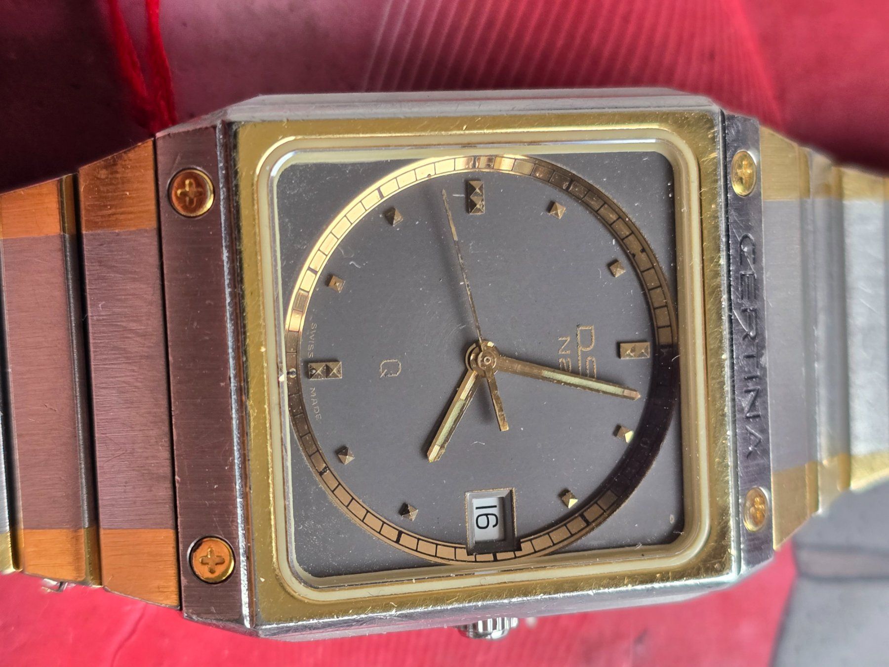 Certina Orologi: 382 Certina DS N2 Gold /SS Date wunderschoen – Usato da Muri AG venduto da Corredor 1