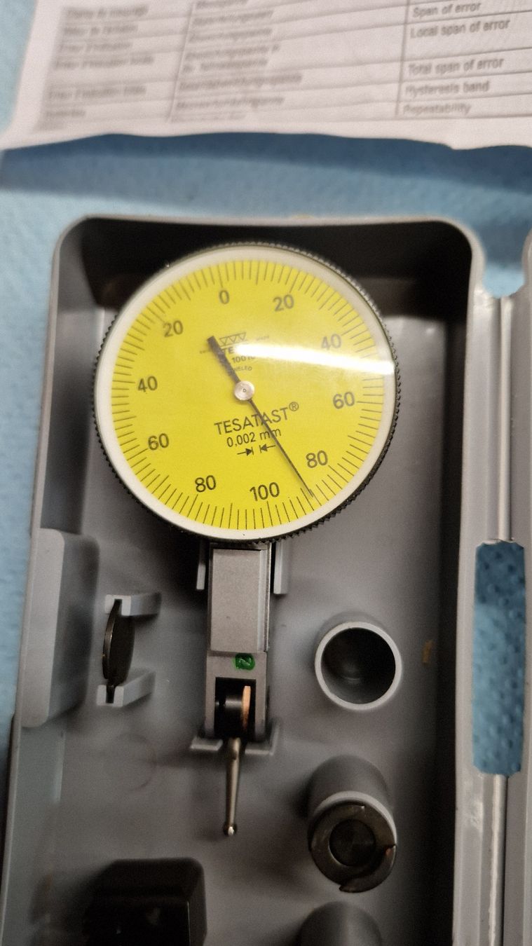 Tesa Misurare: Comparateur à levier TESA TEST, 0.002mm, complet, parfait! – Usato da Cousset venduto da maurerjohann 1