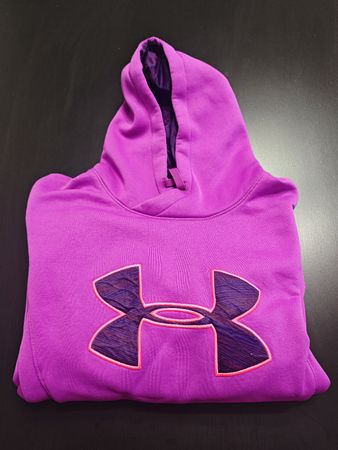 Under Armour Hoodie, L, Purple/Pink, Womens, Winter! 🩷