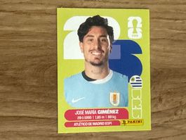 Panini FIFA World Cup 2026 Sticker José Giménez URU 5