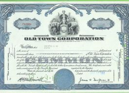 Old Town Corporation 1967