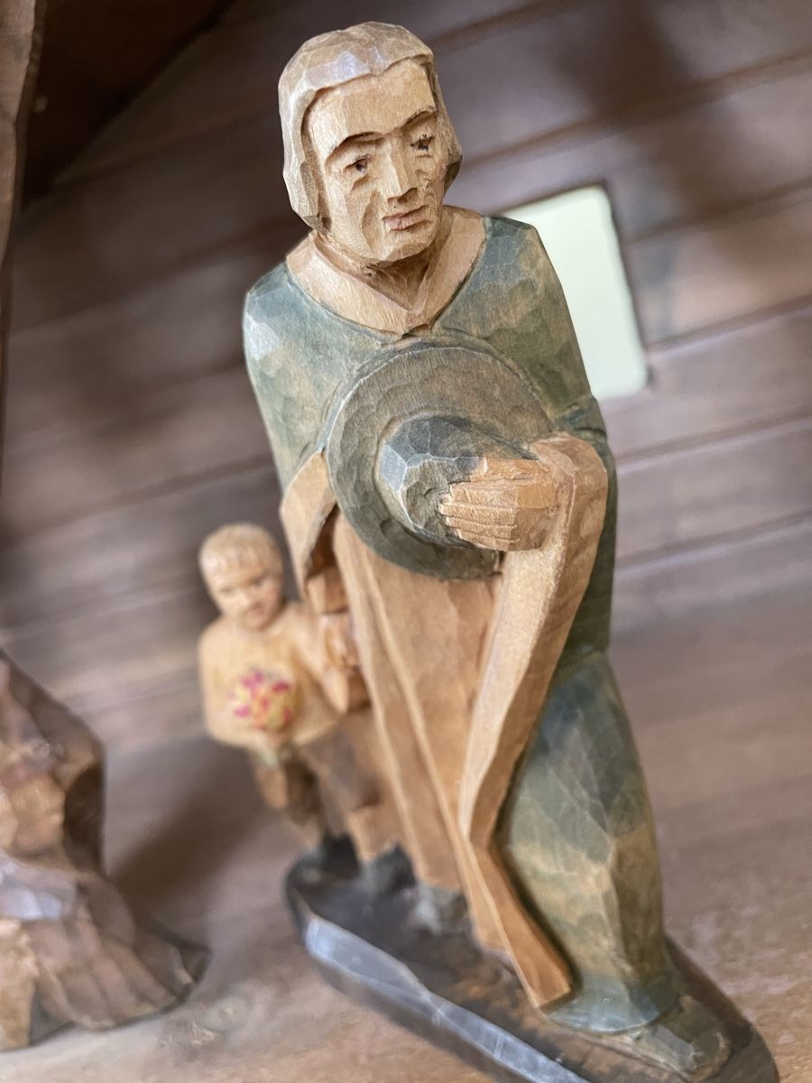 Statuette: Hirte mit Knabe E.Thomann Brienz – Usato da Flawil venduto da Naphtali 4