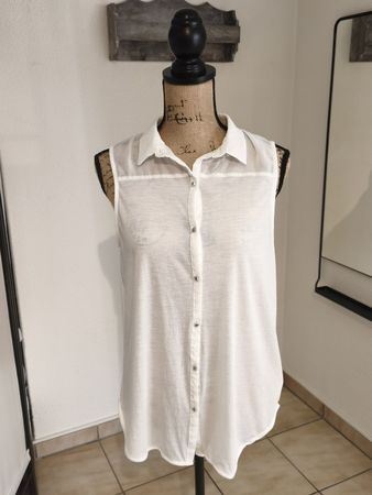 H&M Bluse, Grösse S, weiss - perfekt für den Sommer!
