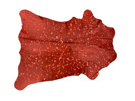 echtes Kalbfell Red metal