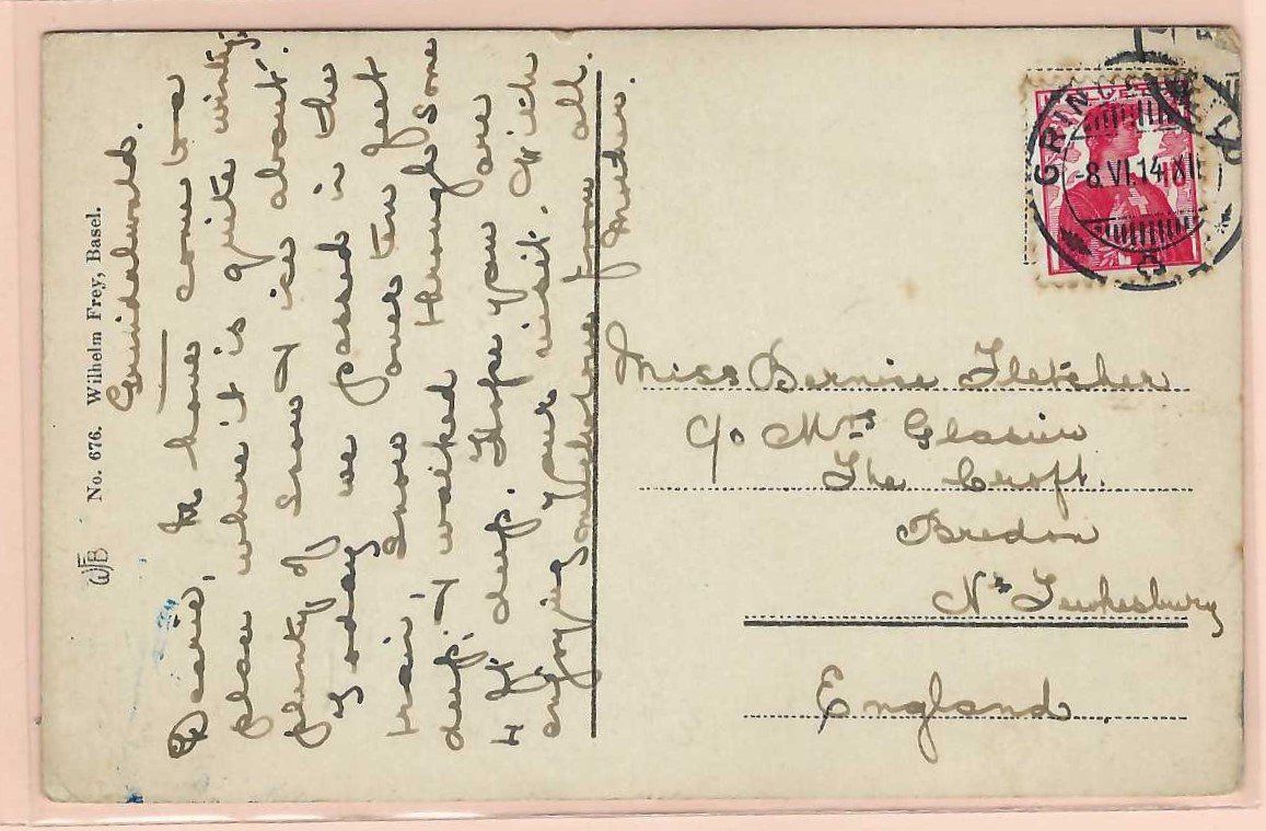 Cartoline postali: Brunnen. Dampfschiff 'Unterwalden'. – Usato da Horw venduto da SwissSteamMemories 1