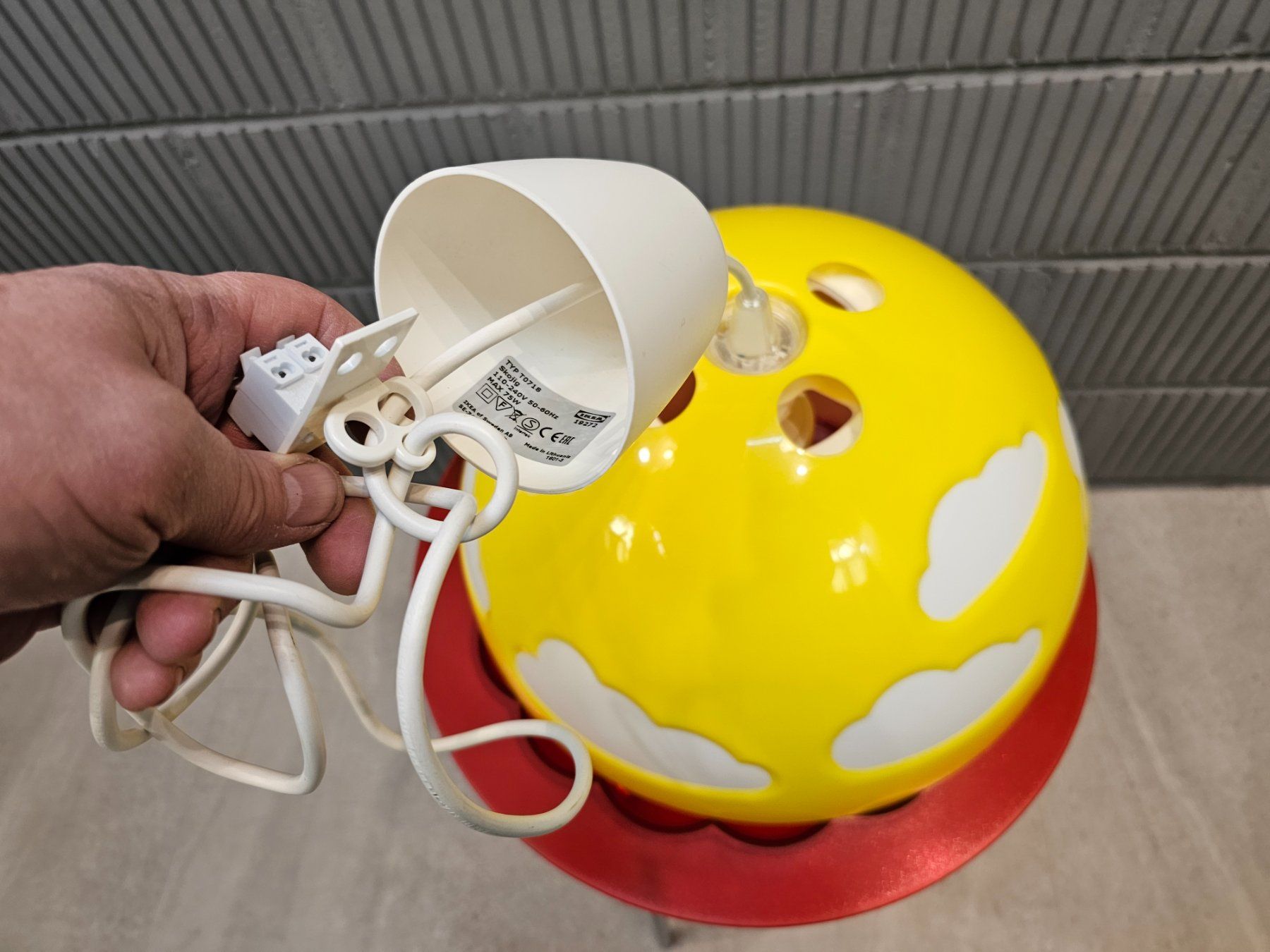 Ikea Kronleuchter & Deckenlampen: Ikea 1990s Wolken Ceiling Lamp Skojig by Henrik Preutz Lampe – Gebraucht aus Nottwil von Wondewa-Shop 4