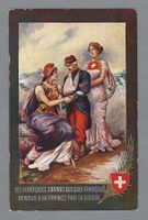 GRAND BLESSÉS FRANCAIS RENDUS À LA FRANCE PAR LA SUISSE *