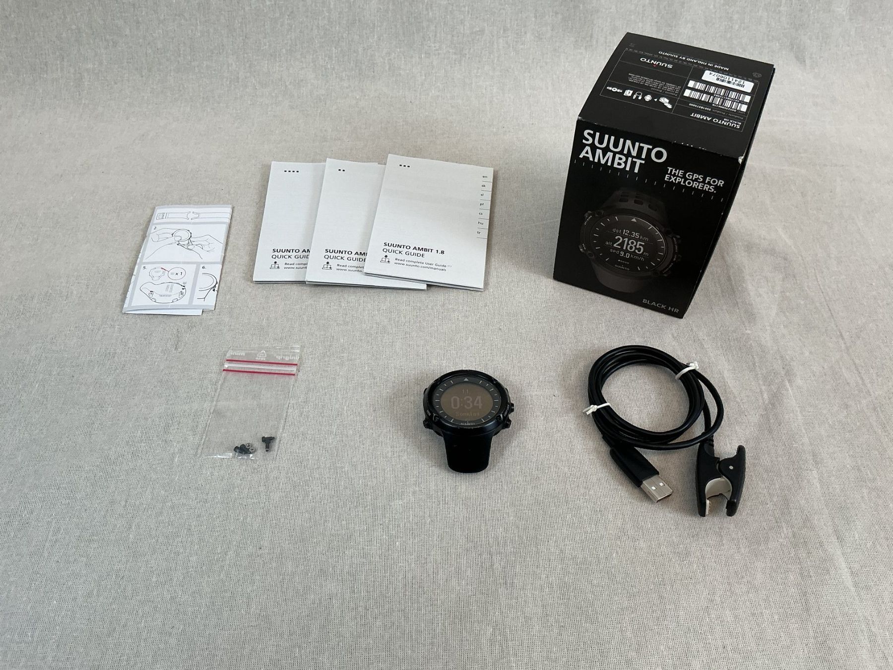 Suunto Smartwatch: SUUNTO Ambit Black HR GPS Uhr – Gebraucht aus Richterswil von Restwert_Richterswil