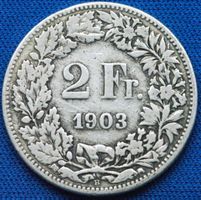 Silberner 2.- Jg. 1903, Rar