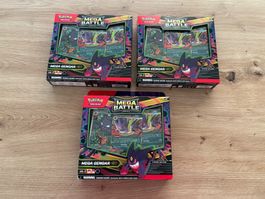 Pokémon 3x Mega Battle Deck Mega Gengar EX 🇺🇸 Sealed