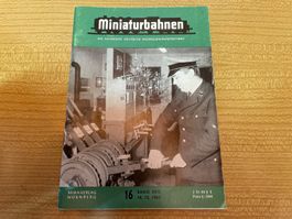 Miba Miniaturbahnen Zeitschrift 16 1965🛤️
