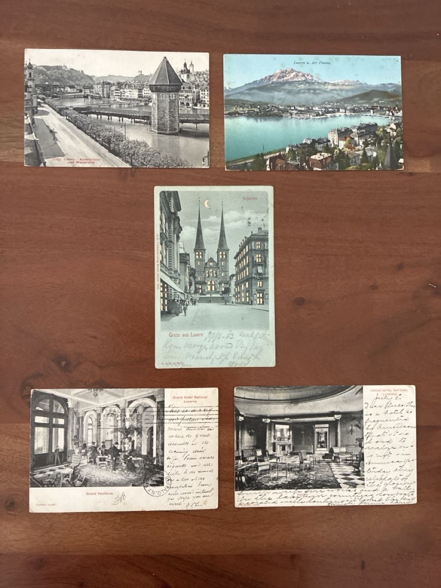Ansichtskarten: 10 Ansichtskarten Schweiz diverse von Kt. Luzern – Gebraucht aus Oftringen von Cla.vD.74 2