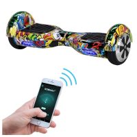 Robway W1 Hoverboard 2.0 Blau Graffiti