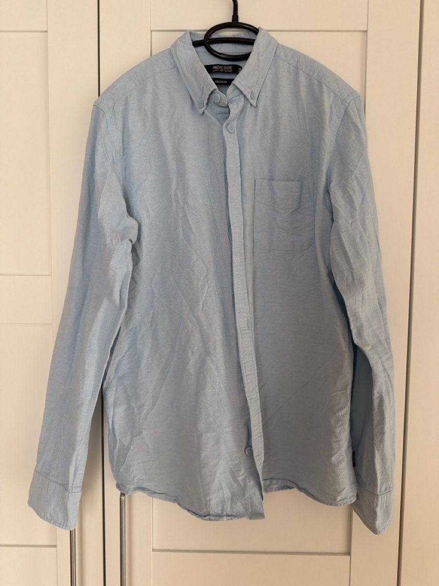 Camicie: Hellblaues Herrenhemd von Indicode, Gr. M – Usato da Känerkinden venduto da melbaumg