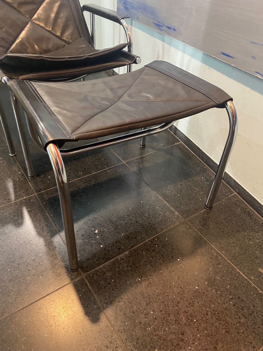Strässle Poltrone: Eichenberger Hochlehner Sessel + Ottomane Strässle CH Design – Usato da solothurn venduto da soko75 5