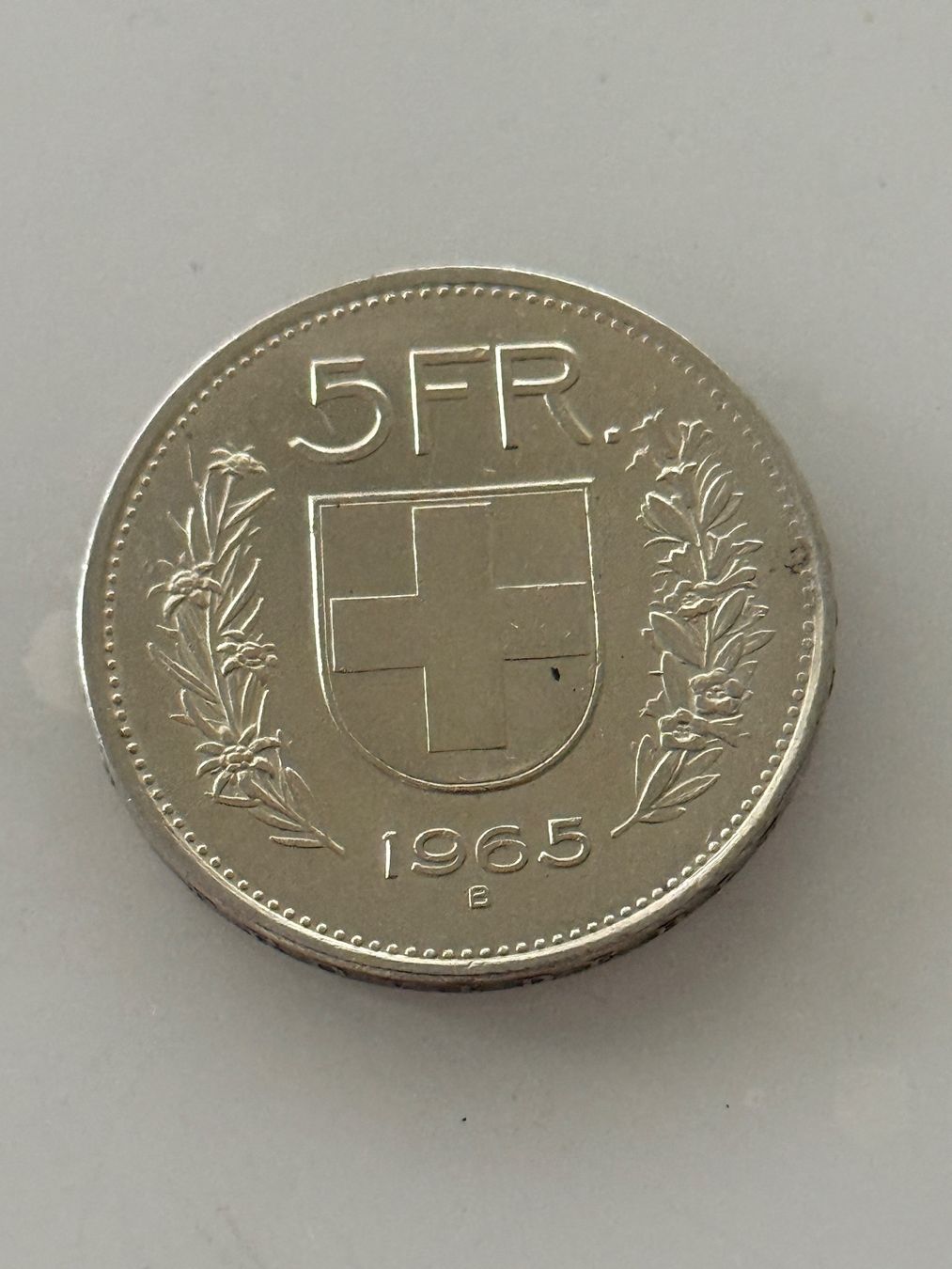 Alle Münzen: 5 Franken 1965  Silber – Gebraucht aus Wallisellen von SWISS_SILVER1 1