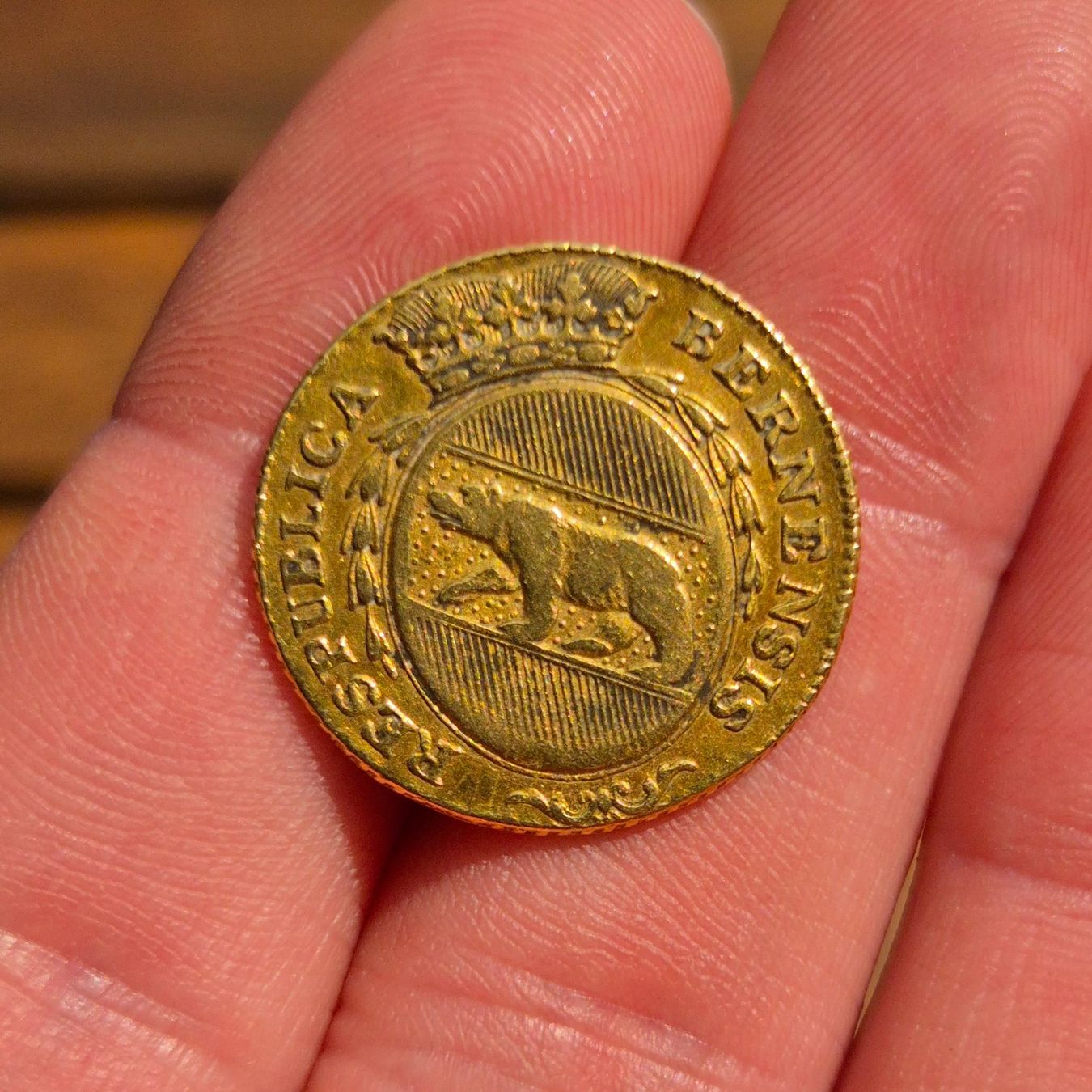 Toutes les monnaies: Duplone Bern 1796 HMZ 2-213h Gold – D'occasion à Flüelen par maxantik 2