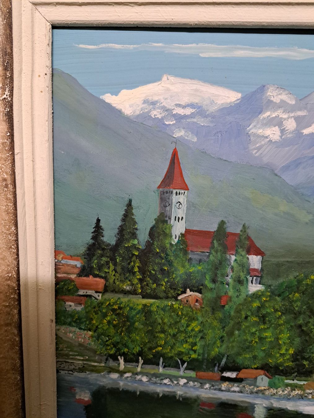 Dipinti: Landschaftsbild: Brienzersee mit Bergen – Usato da Bern venduto da Patinaa 2