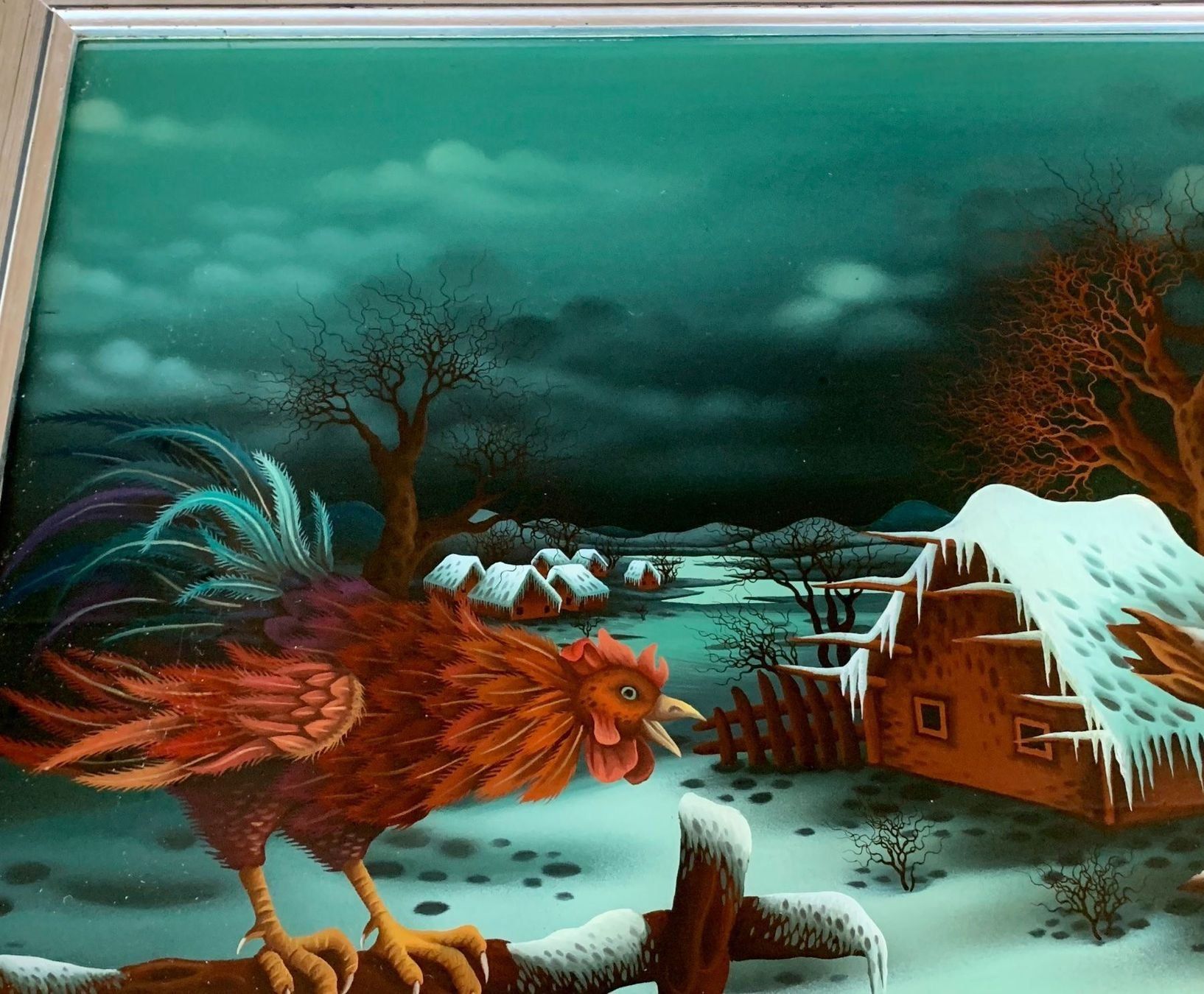 Tableaux: Darko Goja grosse Hinterglasmalerei Signiert – D'occasion à Müllheim Dorf par Othmar73 1