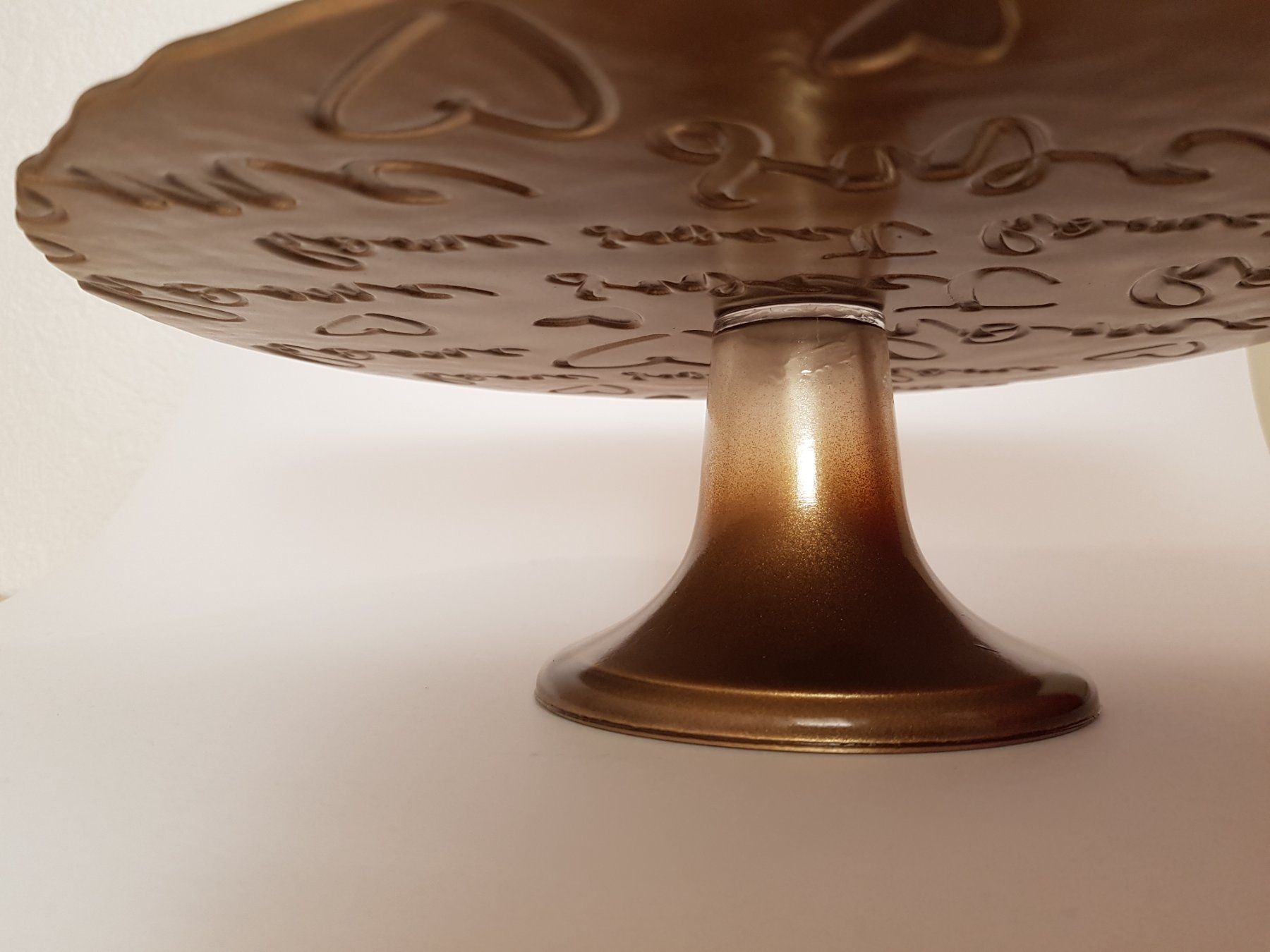 Tutte le decorazioni: Decora Tortenplatte Goldig Glas – Nuovo e nell'imballaggio originale da Brugg AG venduto da swiss.sales.force