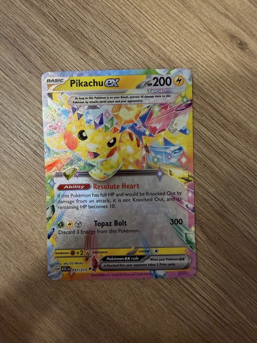 Pikachu ex (ASC 057) Ascended Heroes (Neu (gemäss Beschreibung)) in ...