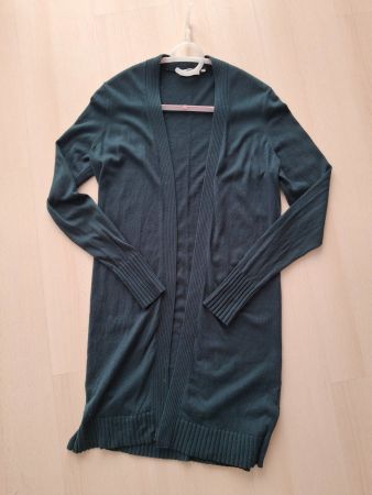 Neuwertige Strickjacke Gr. S, dunkelgrün, langarm von WE