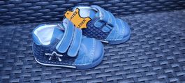 DENO Echtleder Schuhe gr21 BLAU (303)NEU